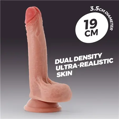 Dildo de Silicone Líquido Inviktus 7 Crushious Pele - PR2010380487