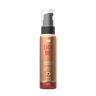 Gel Beijável com Efeito Calor e Sabor a Pêssego Lick Me Intt - 50ml - PR2010382311