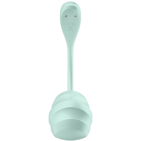 Satisfyer - Estimulador de Pétala Lisa G-Point Água Verde Aplicativo Gratuito - PR2010383667