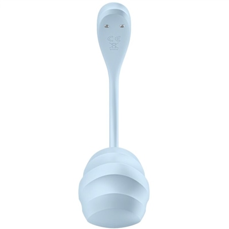 Satisfyer - Estimulador de Ponto G de Pétala Lisa Céu Azul Aplicativo Gratuito - PR2010383668