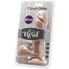Vibrador Realista com Testiculos 7' Get Real - PR2010344384 2