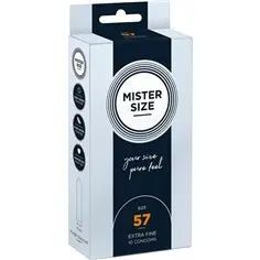 Mister Size - Preservativo Tamanho L 57 Mm 10 Unidades - PR2010356932