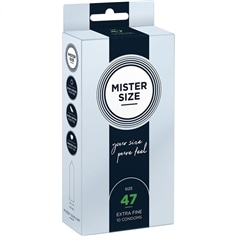 Mister Size - Preservativo Tamanho Xs 47 Mm - 10 UDS - PR2010357179