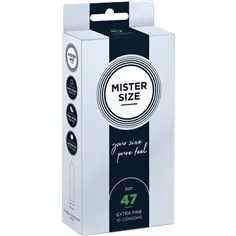Mister Size - Preservativo Tamanho Xs 47 Mm - 10 UDS - PR2010357179