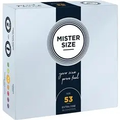 Mister Size - Preservativo Tamanho M 53 Mm 36 Unidades - PR2010357183