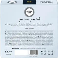 Mister Size - Preservativo Tamanho M 53 Mm 36 Unidades - PR2010357183 2