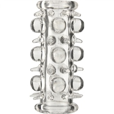 Manga Penis Silicone Sleeve Transparente Seven Creations - PR2010341584