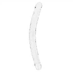Dildo Duplo Crystal Clear Realistic Dong 18 /45 Cm Transparente Realrock - PR2010387058