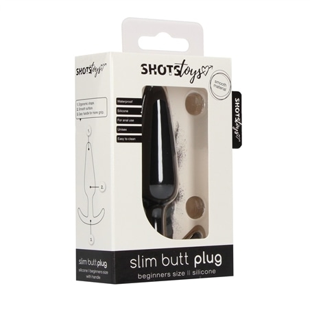 Plug Anal Slim Beginner Preto Shots Toys - PR2010359641