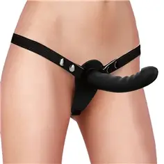 Arnês Ajustável com Dildo Preto Ouch! - PR2010387120