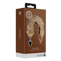 Plug Anal com Cauda de Raposa Castanha Ouch! - PR2010387200 2