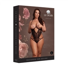 Body Lace Underwired Preto Tamanho Queen Le Désir - 42 XL - PR2010387279 2