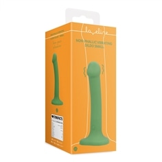 Vibrador Non-Phallic Vibrating Dildo Pequeno Forest Green Loveline - PR2010387294 2