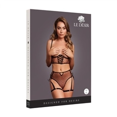 Conjunto de 2 Peças com Sutiã sem Copas Preto Le Désir - T. ÚNICO - PR2010387303 2