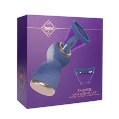 Bomba para Vulva e Seios Exquisite Roxo Pumped - PR2010387387 2