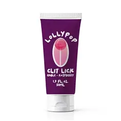 Gel para Sexo Oral com Sabor a Framboesa Lollypop Clit Lick 1.7 Fl Oz/ 50 Ml Pharmquests - PR2010387414