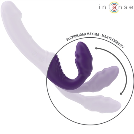 Intense - Jill Vibrador Duplo 20 Cm Controle Remoto Roxo #3 - PR2010385429