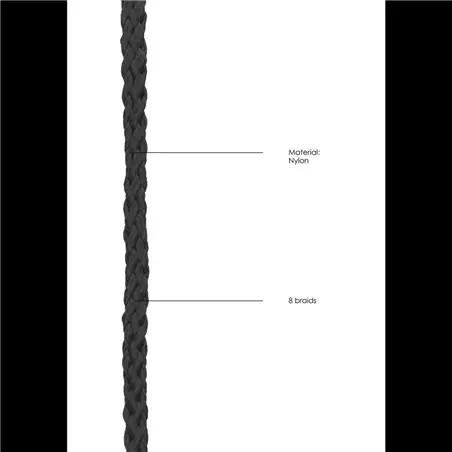 Corda de Restrição Kinbaku 5 Metros Preta - Preto #2 - PR2010320078