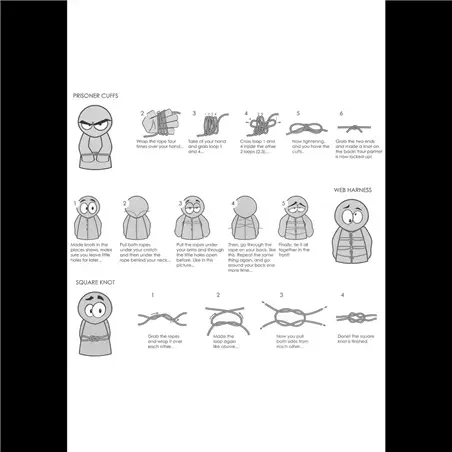 Corda de Restrição Kinbaku 5 Metros Preta - Preto #3 - PR2010320078