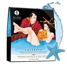 Sais de Banho Shunga Love Bath Ocean Temptations 650Gr - Azul - PR2010313040