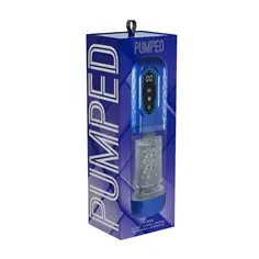 Masturbador Vibratório com Sucção e Impulso Vortex Metallic Blue Pumped - PR2010387768 2