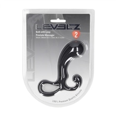Estimulador de Próstata  Em Silicone com Bolbo e Alça M Preto Levelz - PR2010387650 2