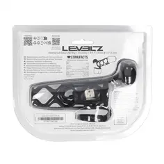 Manga para o Pénis Em Silicone com Vibração e Anel para Testículos Preto Levelz - PR2010387659