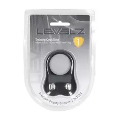 Anel de Treino para o Pénis Em Silicone M Preto Levelz - PR2010387718 2