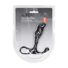 Estimulador de Próstata de Silicone Texturizado Rígido M Preto Levelz - PR2010387744 2