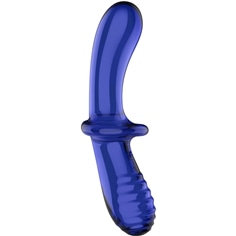 Double Crystal - Glass Dildo - Light Blue - PR2010383388 2