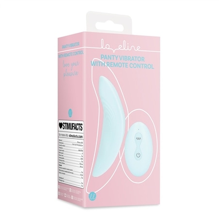 Vibrador de Cueca com Comando Arctic Blue Loveline - PR2010387170