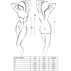 Camisa de Noite e Tanga Aura Preta Passion - 40-42 L/XL - PR2010365145 2