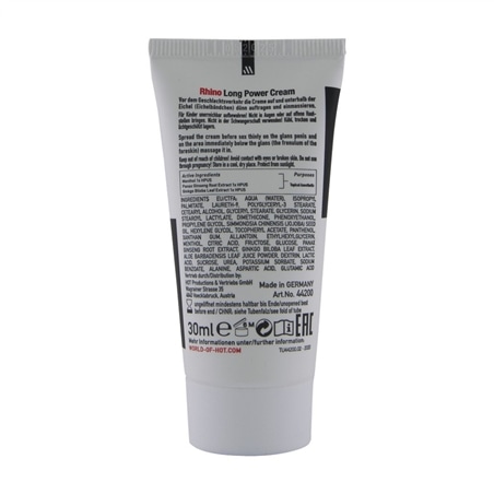 Creme Retardante Rhino Long Power Cream Hot 30ml - PR2010300373