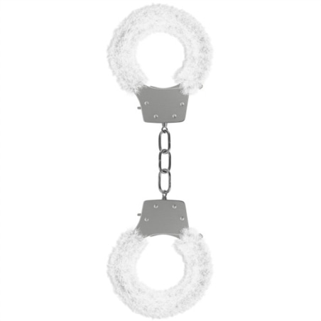 Algemas com Peluche Pleasure Furry Handcuffs Brancas - PR2010319879