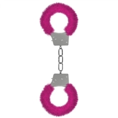 Algemas com Peluche Beginner's Furry Handcuffs Rosa - Rosa - PR2010320023