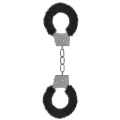 Algemas com Peluche Beginner's Furry Handcuffs Pretas - PR2010316960