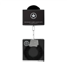 Algemas com Peluche Beginner's Furry Handcuffs Pretas - PR2010316960 2