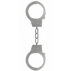 Algemas Em Metal Beginner's Handcuffs Prateadas - Cinzento - PR2010320066