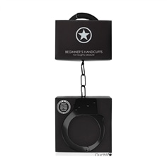 Algemas Em Metal Beginner's Handcuffs Pretas - Preto - PR2010320067 2