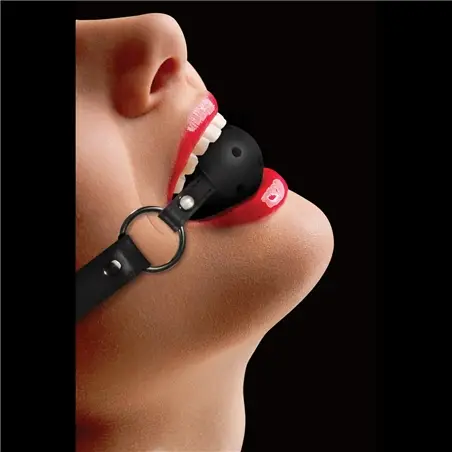 Mordaça Ouch! Ball Gag Preta - Preto #3 - PR2010317990
