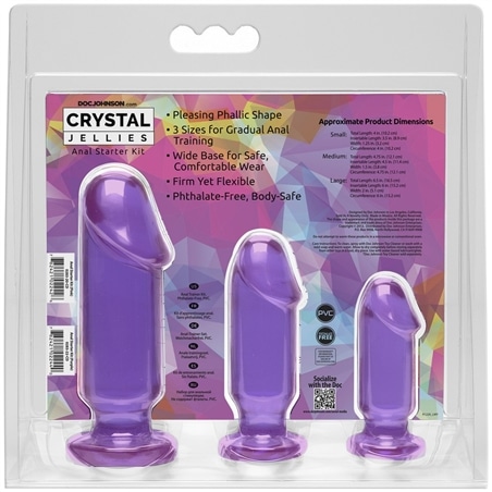 Kit de Plugs Anais Anal Starter Kit Roxo - Violet #2 - PR2010323666