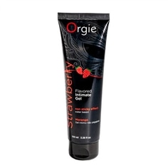 Lubrificante À Base de Água com Sabor a Morango 3 Fl Oz 100Ml Orgie - PR2010355376