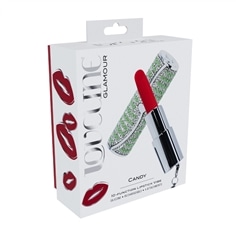 Vibrador com 4 Acessórios Candy Lipstick Verde Loveline - PR2010387902 2