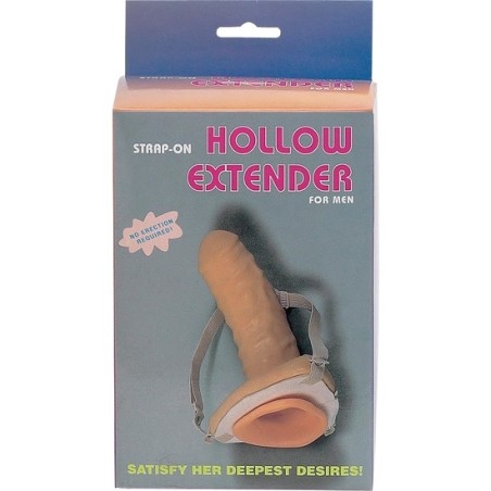Strap-On Hollow Extender for Men - Wheat - DO29010251