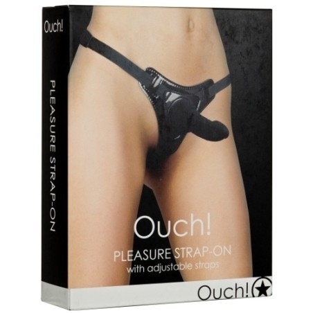 Strap-On Ouch! Pleasure Preto - Preto - PR2010317968