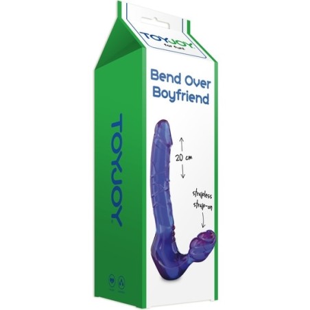 Dildo Duplo Bend Over Boyfriend Toyjoy - Roxo - PR2010300142