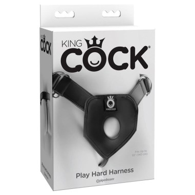 Arnês Play Hard Harness King Cock - Preto - PR2010341709