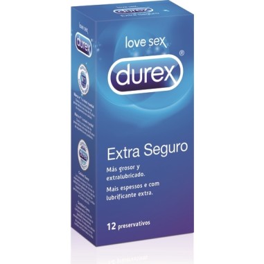 Preservativos Durex Extra Seguro - 12 Unidades - PR2010308221
