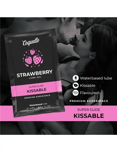 Coquette Waterbased Kissable Strawberry Lube Gel 10 Ml #1 - PR2010367825