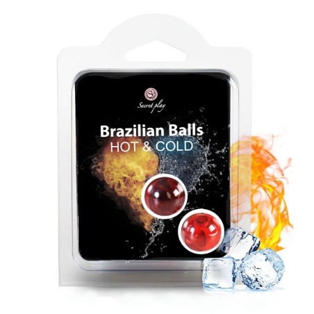 Bolas Lubrificantes Brazilian Balls Efeito Frio e Calor 2 X 4Gr #1 - PR2010345403